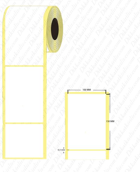 150mm x 100mm 400 Sarım Termal Etiket